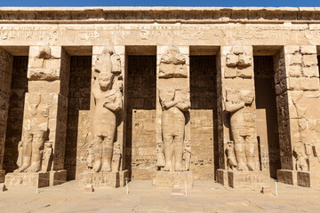 Medinet Habu temple in Luxor