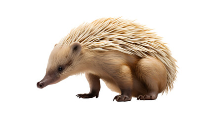 Fototapeta premium Hedgehog on transparent background