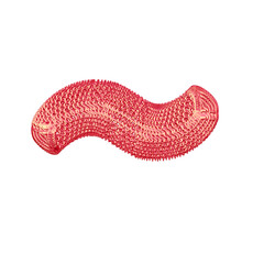 Symbol made of pink dollar signs © oleg