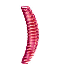 Pink symbol with ribbed horizontal