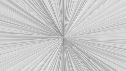 Abstract background with radial, radiating, converging lines. 3d illustration