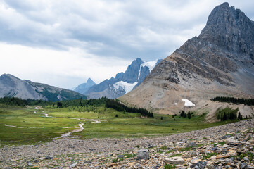 Summer hike in Canadian Rockies