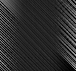 Black and white stripe abstract background. Motion effect. Grayscale fiber texture backdrop and banner. Monochrome gradient pattern and textured wallpaper.