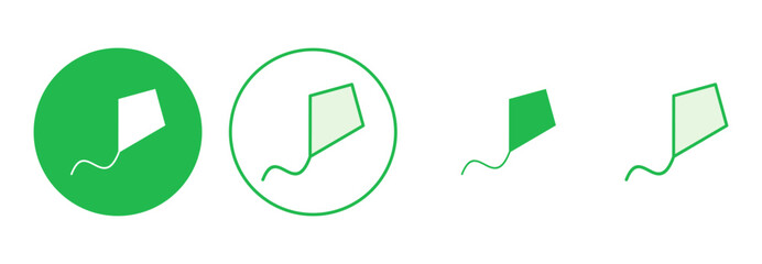 Kite icon set. kite vector icon.