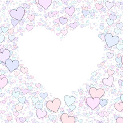 Heart pattern background
