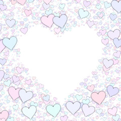 Heart pattern background