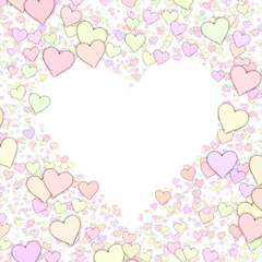 Heart pattern background