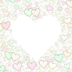 Heart pattern background