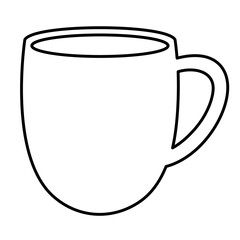 Mug Line art Illustration