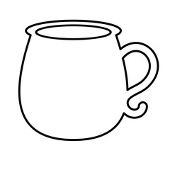 Mug Line art Illustration