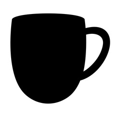 Mug Silhouette Illustration