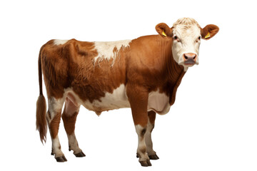 Beef cattle in isolated on transparent background