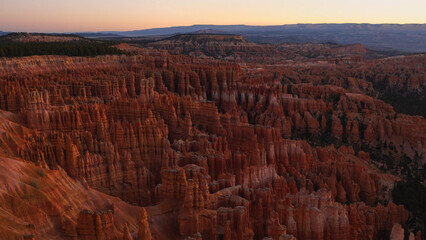 Sunrise over Bryce Canyon National Park in Utah, USA