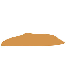 Vector  Desert Sand Mounds Illustration