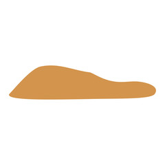 Vector  Desert Sand Mounds Illustration