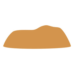 Vector  Desert Sand Mounds Illustration