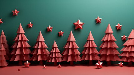 Christmas minimalist background pattern