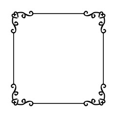 Wedding Invitation Frame Border Lines Vector Design 