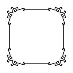 Wedding Invitation Frame Border Lines Vector Design 