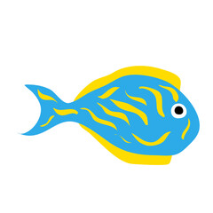 Fish Cartoon Vector Illustration 
