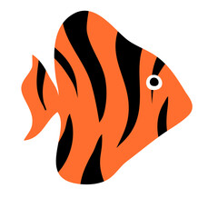 Fish Cartoon Vector Illustration 
