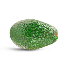 Avocado fruit isolated on white background