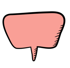 Speech Bubble Cartoon Vector 