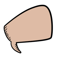 Speech Bubble Cartoon Vector 