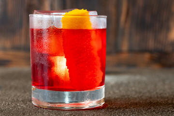 Glass of Negroni