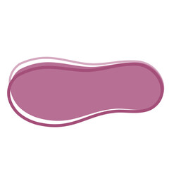Organic Shape Long Blob Vector 