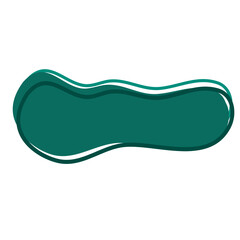 Organic Shape Long Blob Vector 