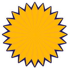 Boom Comic Shape Blank Vector Design 