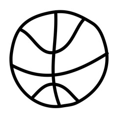 Basket Ball Lines Vector Illustration 