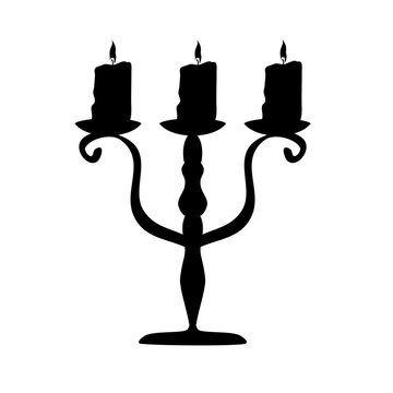 recommend clip art: Candle Silhouette Stand Illustration Vector 