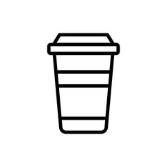 Paper Cup icon vector design templates simple and modern