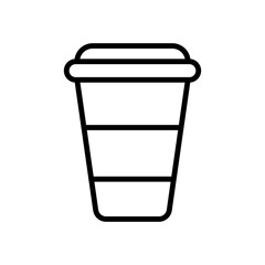 Paper Cup icon vector design templates simple and modern