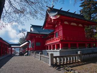 赤城神社と周辺の紅葉