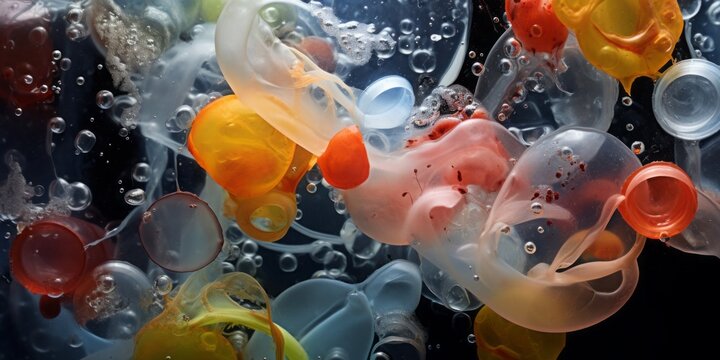 An Environmental Catastrophe as a Beach Overflows with Plastic Waste, Resulting in Fish Deaths, PFC and PFAS Pollution, Amidst Man-Made Crisis, Global Warming, and Algae Blooms