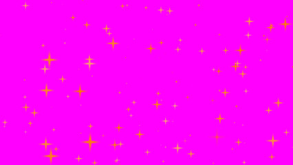 Picture of the twinkle glitter orange star sparkling behind magenta background