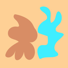 Abstract shapes vector 