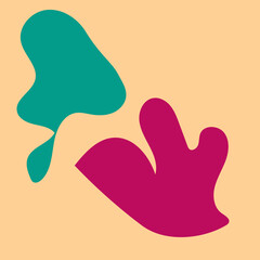 Abstract shapes vector 