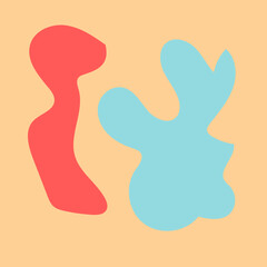 Abstract shapes vector 