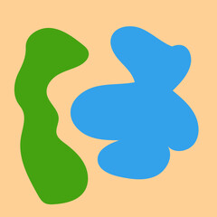 Abstract shapes vector 