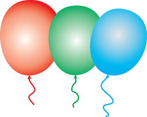 birthday party balloon vector