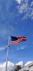 US Flag on a pole