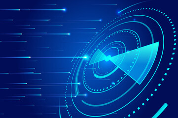 X-ray and radar scanning graphics abstract technology Technical background