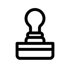 Obraz premium Stamp Icon