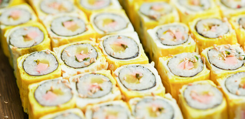 Little Gimbap, Korean rice roll dish