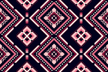 Geometric patterns with simple shapes. Tribal and ethnic fabrics. African, American, Mexican, Indian styles. Simple geometric pattern elements are best used in web design, business textile printing.