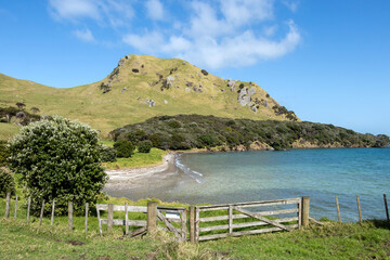Smugglers Bay, located in the Bream Head Scenic Reserve near Whangārei Heads in Northland, New Zealand